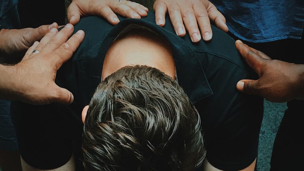 Praying for someone's healing and recovery